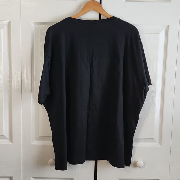 Del Sol Women's Black Floral Color Changing T-shirt Size 3XL Alaska Wildflowers - Picture 2 of 10